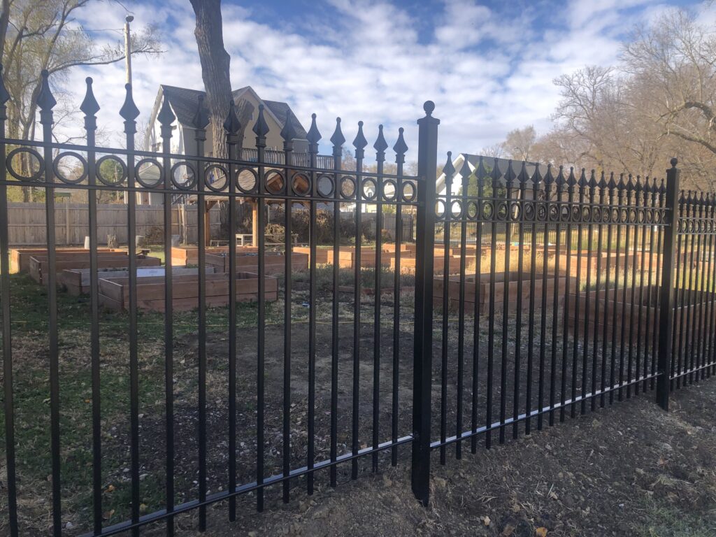 Wrought Iron Fence Sideview