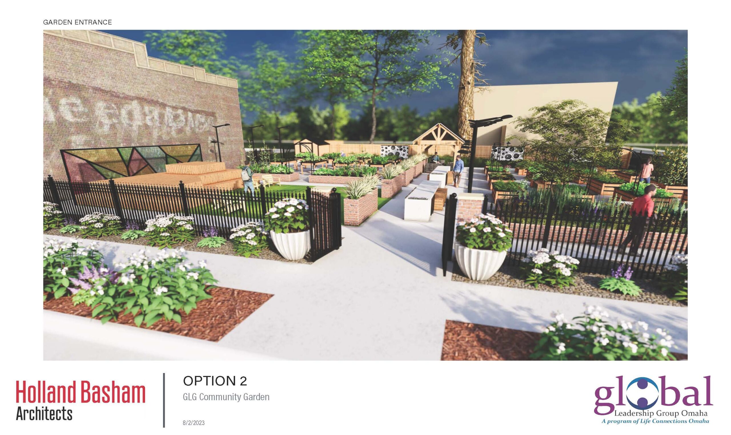 Option 2 Gate View 2023-08-02 GLG Community Gardesentation - GLG Garden_Reduced 13